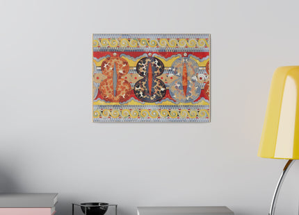 Reproduction of the Shield Frieze by Emile Gilliéron Matte Canvas, Stretched, 0.75"