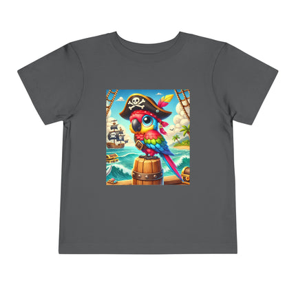Captain Parrot and the Treasure Seas Toddler Short Sleeve Tee
