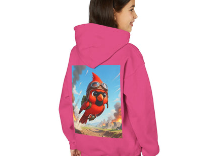 Cardinal Dive Bomber Youth Heavy Blend Hooded Sweatshirt