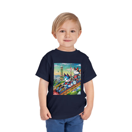 Kitsune Carnival Toddler Short Sleeve Tee