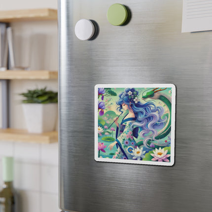 Fairy of the Koi Pond Die-Cut Magnets (5 Sizes)