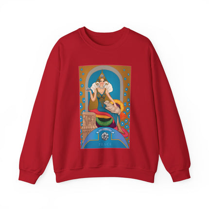 April & Diamond (from the Gem Series) by Sofia Chiostri Heavy Blend™ Crewneck Sweatshirt