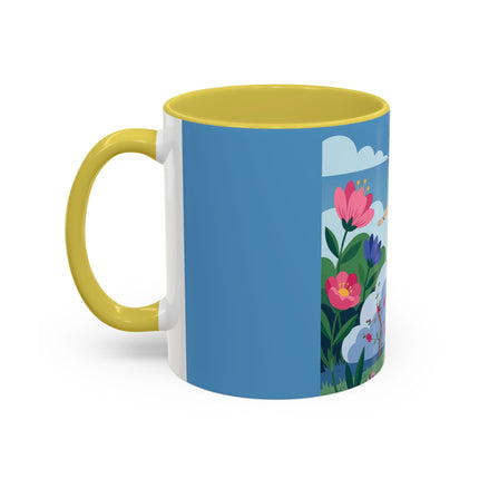 Garden Of New Beginnings Colorful Mugs – Art Deco Floral Elegance