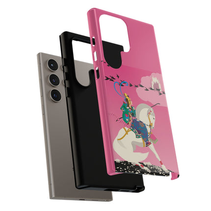 Samurai Princess on the White Steed Phone Case – Epic Grace & Mythic Power
