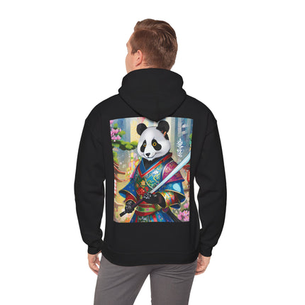 Cyberpunk Samurai Panda – Heavy Blend™ Hooded Sweatshirt