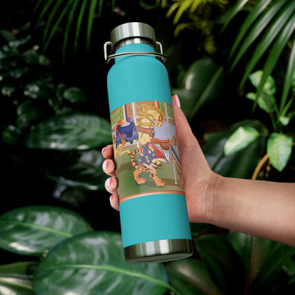 Carousel Splendor Copper Vacuum Insulated Bottle, 22oz