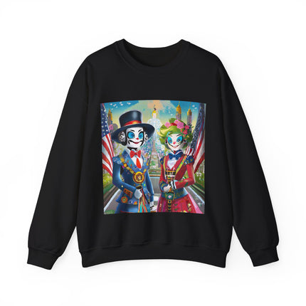 Cyber Punk Warrior Robots Unisex Heavy Blend™ Crewneck Sweatshirt