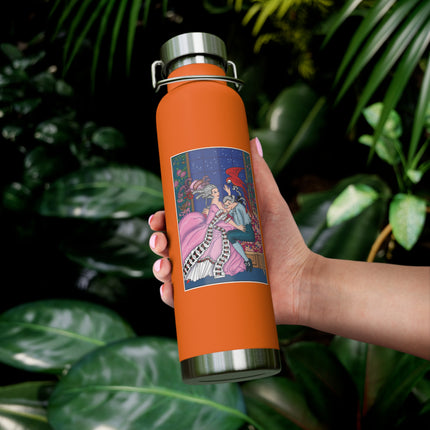 The Jealous Parrot by George Barbier Copper Vacuum Insulated Bottle, 22oz