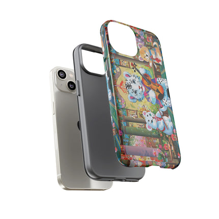 Melodies of the Snow Lion Cub Phone Cases