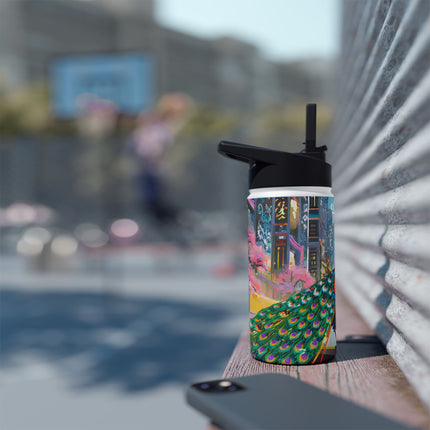 Techno Plumes Stainless Steel Water Bottle