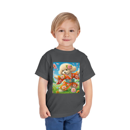 Chrysanthemum Meadow Play Toddler Short Sleeve Tee