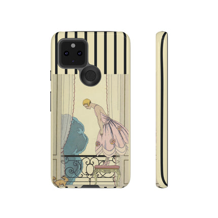 Falbalas et fanfreluches, La Souris by George Barbier Phone Cases