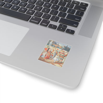 “Off with her head! Off with—" by Sir John Tenniel Kiss-Cut Stickers (4 Sizes)