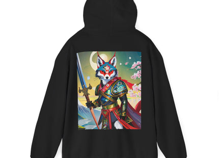 Cyberpunk Samurai Fox – Heavy Blend™ Hooded Sweatshirt