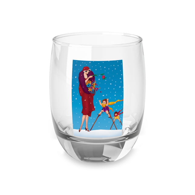 Snowfall & Couture Whiskey Glass
