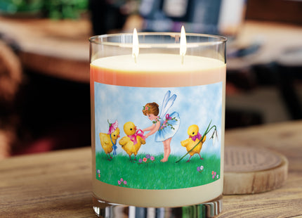 The Fairy’s Springtime Welcome Scented Candle - Full Glass, 11oz