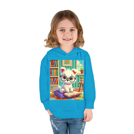 Little Scholar Pup Toddler Pullover Fleece Hoodie