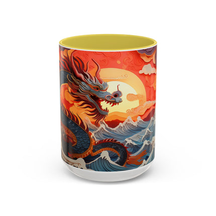 Emergence of the Dragon Colorful Mugs (11oz, 15oz)