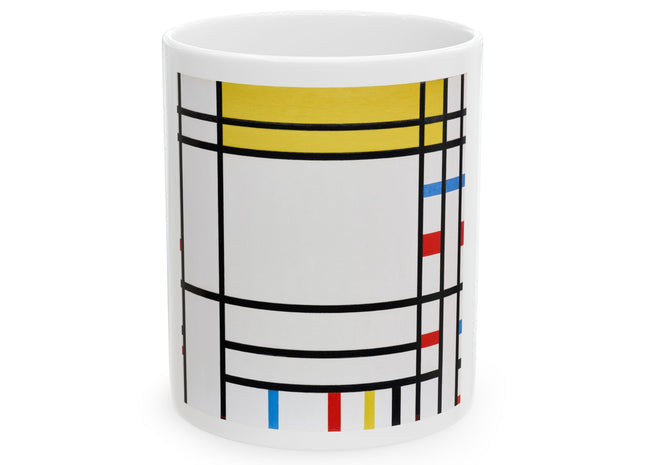 Place de la Concorde by Piet Mondrian Ceramic Mug (11oz, 15oz)