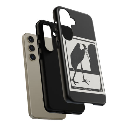 A Lame Marabou by Samuel Jessurun de Mesquita Phone Cases