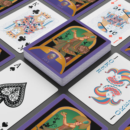 October & Opal, Tourmaline (from the Gem Series) by Sofia Chiostri Playing Cards