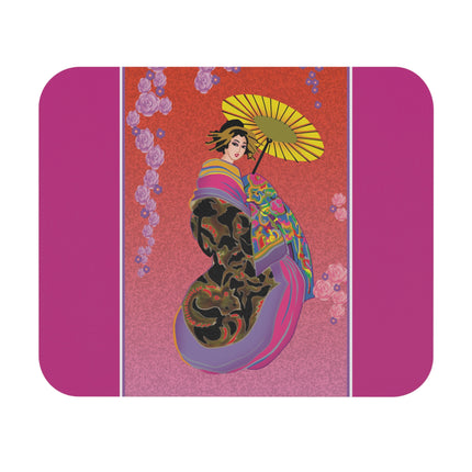 Enchanting Geisha Mouse Pad, Rectangle