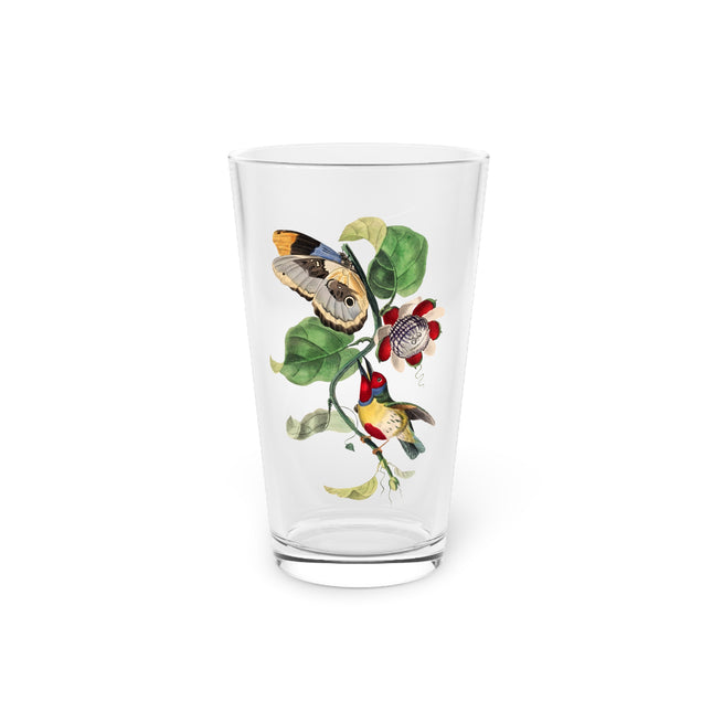 Versicolored Barbet by Paul Gervais Glass, 16oz