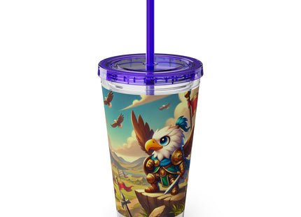 Watchful Guardian Sunsplash Tumbler with Straw, 16oz