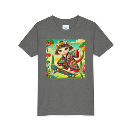 Dragon Dance on Wheels Youth Short Sleeve Tee