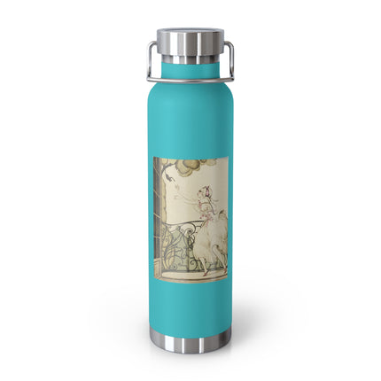 Sur talons rouges (On Red Heels) pl 02 by Gerda Wegener Copper Vacuum Insulated Bottle, 22oz