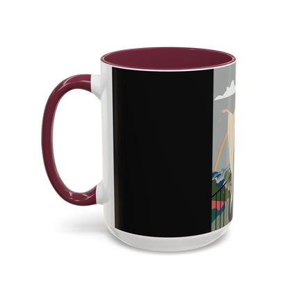 Rainbow Reverie Colorful Mugs – Elegant Renewal & Serene Beauty