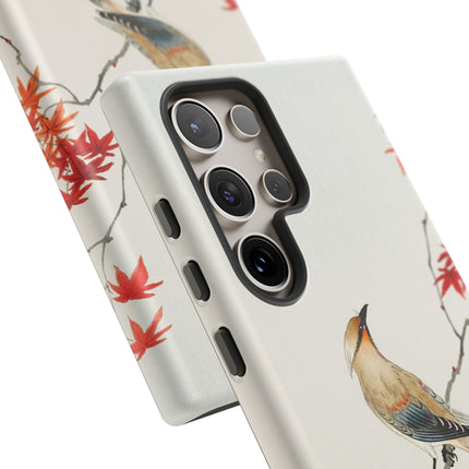 Japanese Bird on Maple by Ohara Koson Phone Cases