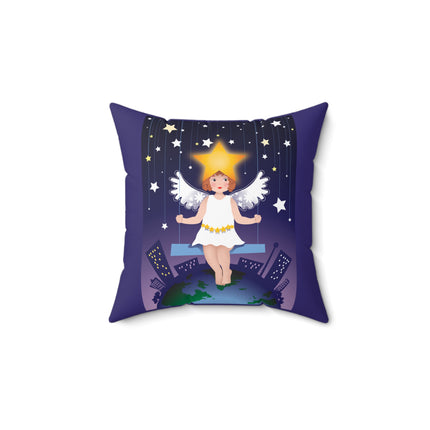 Celestial Magic Spun Polyester Square Pillow