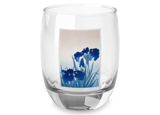 Irises by Ohara Koson Whiskey Glass