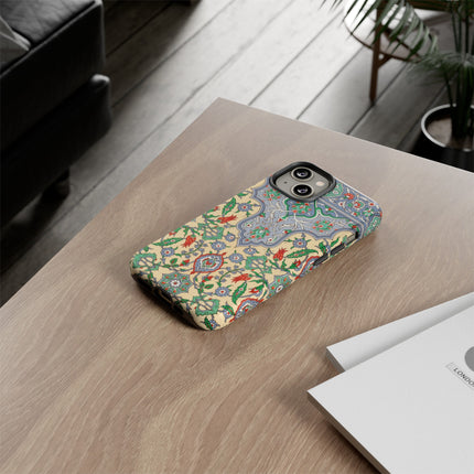 Arabic Art Pattern, Plate by Emile Prisse d’Avennes Phone Cases