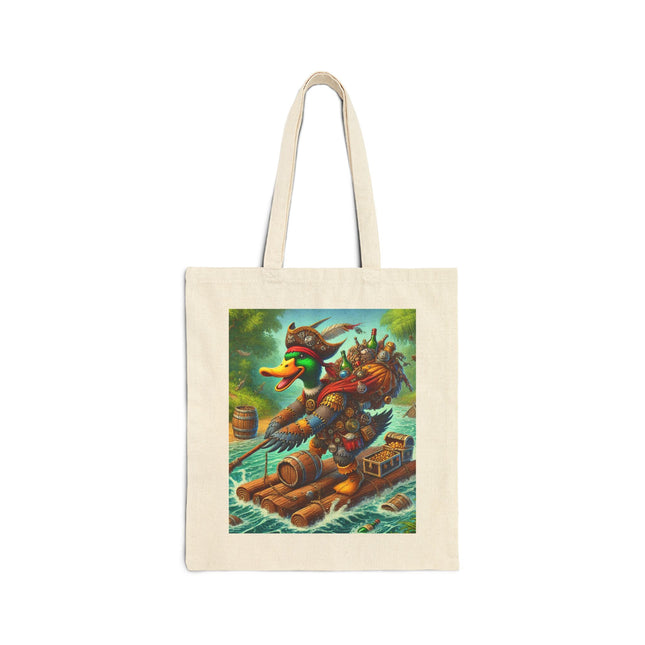 The Daring Drake Cotton Canvas Tote Bag – Adventure, Freedom & Mythic Storytelling