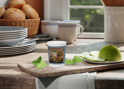 Floral Still Life by Franz Xaver Petter Ceramic Shot Glass