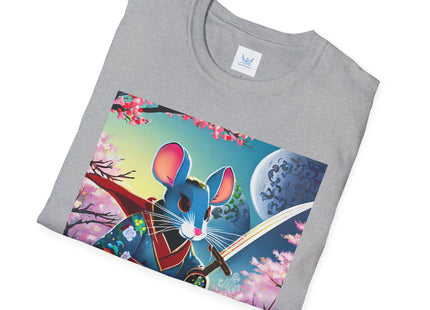 Cyber Samurai Rat Softstyle T-Shirt