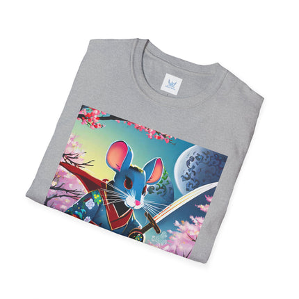 Cyber Samurai Rat Softstyle T-Shirt