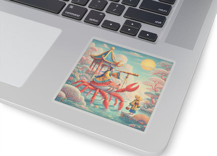 The Celestial Crab Navigator Kiss-Cut Stickers (4 Sizes)