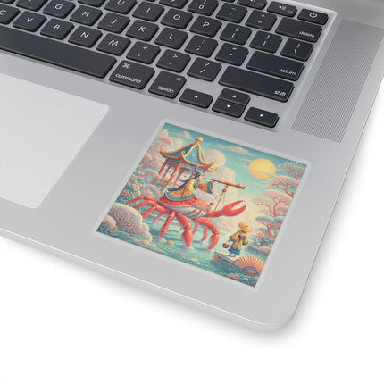 The Celestial Crab Navigator Kiss-Cut Stickers (4 Sizes)