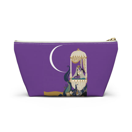 Moonlit Reverie Pavilion Cosmetic Bag – Art Deco Elegance & Mystical Serenity