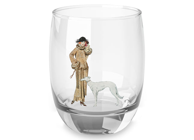 Autumn Symphony by George Barbier Whiskey Glass