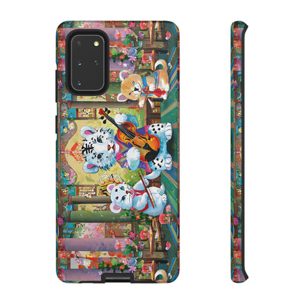 Melodies of the Snow Lion Cub Phone Cases