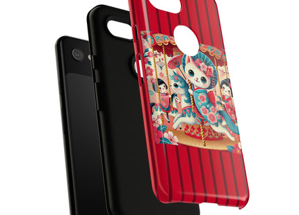 Geisha Kitten's Enchanted Carousel Phone Cases