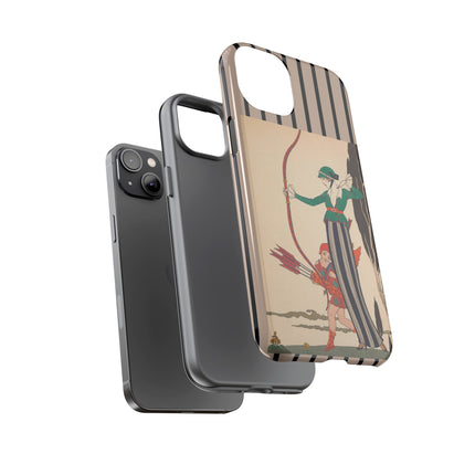 L'Arc Rouge by George Barbier Phone Cases
