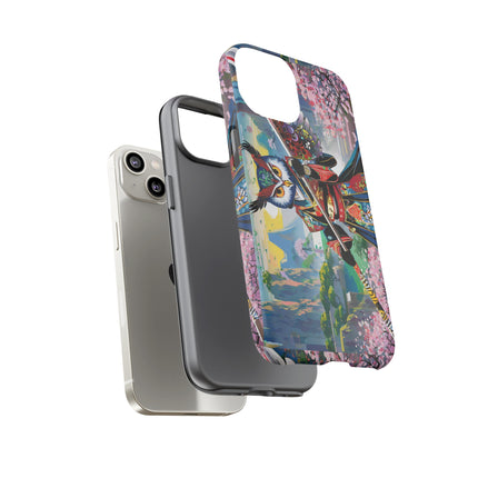 Cyberpunk Samurai Owl Phone Cases