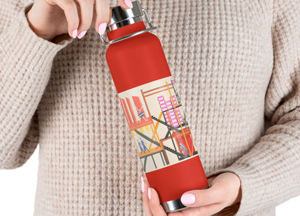 Maquettes de Théatre 4 by Alexandra Exter Copper Vacuum Insulated Bottle, 22oz