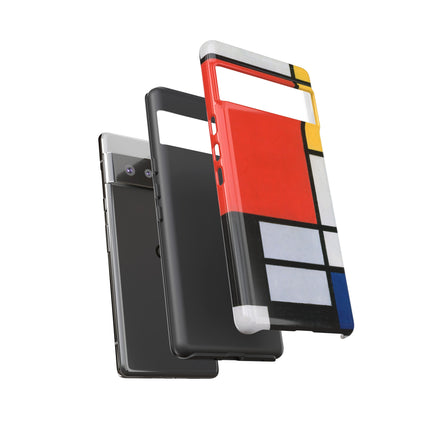 Composition with Red, Yellow, Blue, and Black by Piet Mondrian Phone Cases