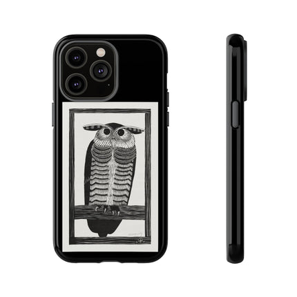 Horned Owl by Samuel Jessurun de Mesquita Phone Cases